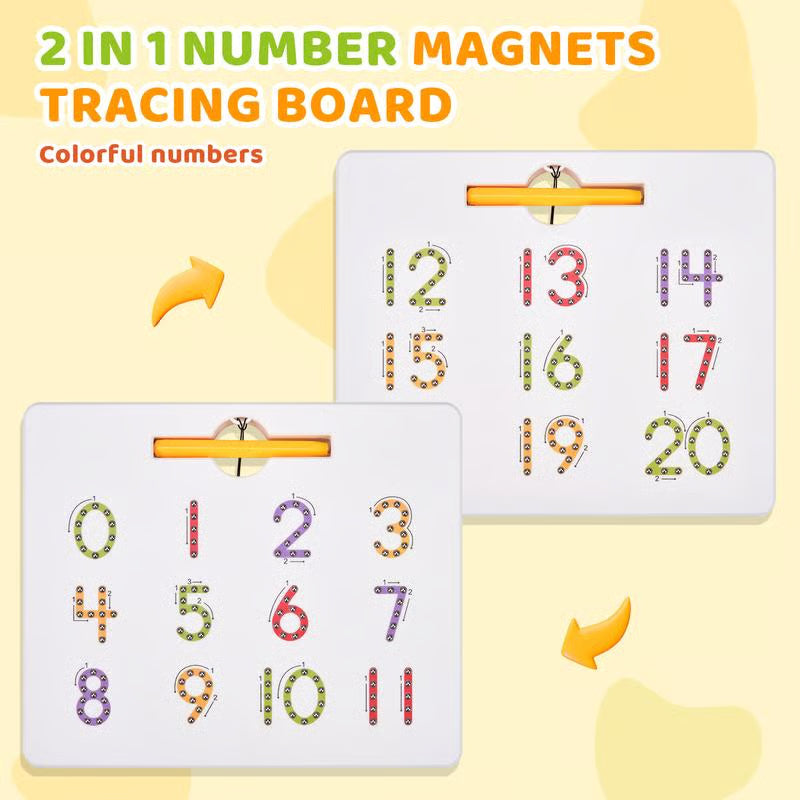 Double Sided Magnetic Letters Board