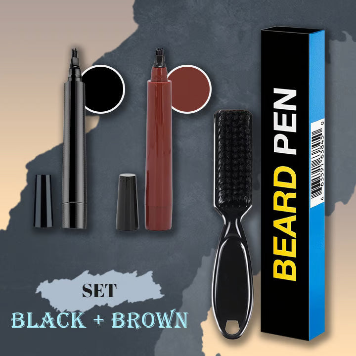 (PACK OF 2) Beard Filling Pen Kit- Perfect Beard Shaping Kit