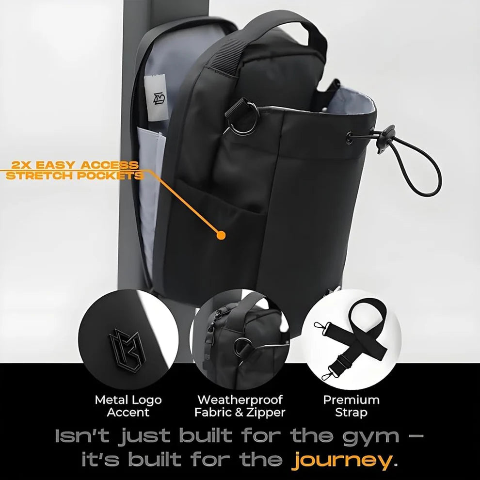 Gym Magnetic Bag With Free Water Bottle |Mens Accessories