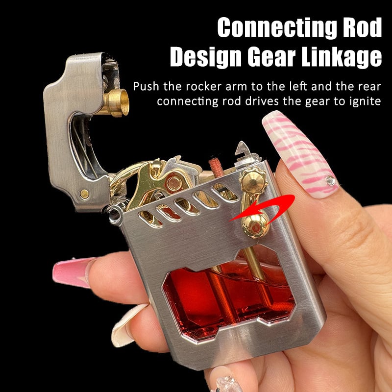 Mecha Metal Rocker Lighter✈Fast Worldwide Shipping🔥BUY 1 GET 1 FREE🔥