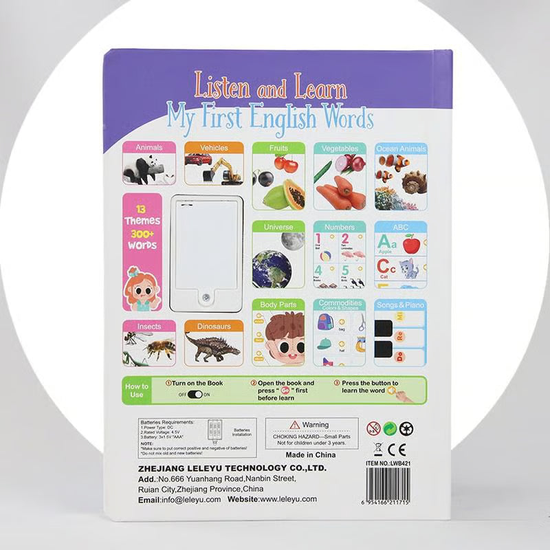 🔥🔥Toddler 1-6 Year Old | My First English Sound Toy ( Pack of 2)