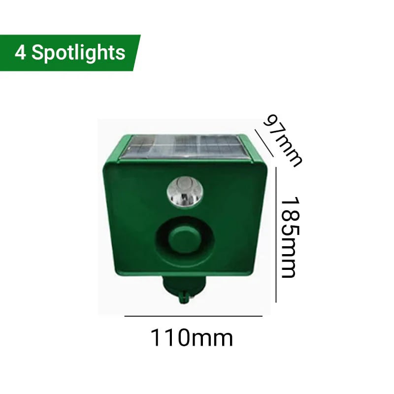 High volume solar warning lights to deter predators ( BUY 1 GET 1 FREE )