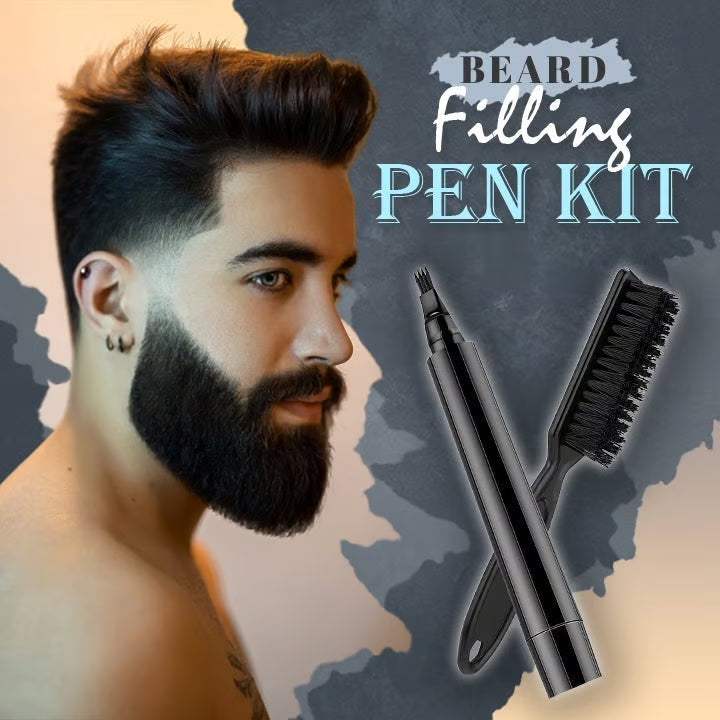 (PACK OF 2) Beard Filling Pen Kit- Perfect Beard Shaping Kit