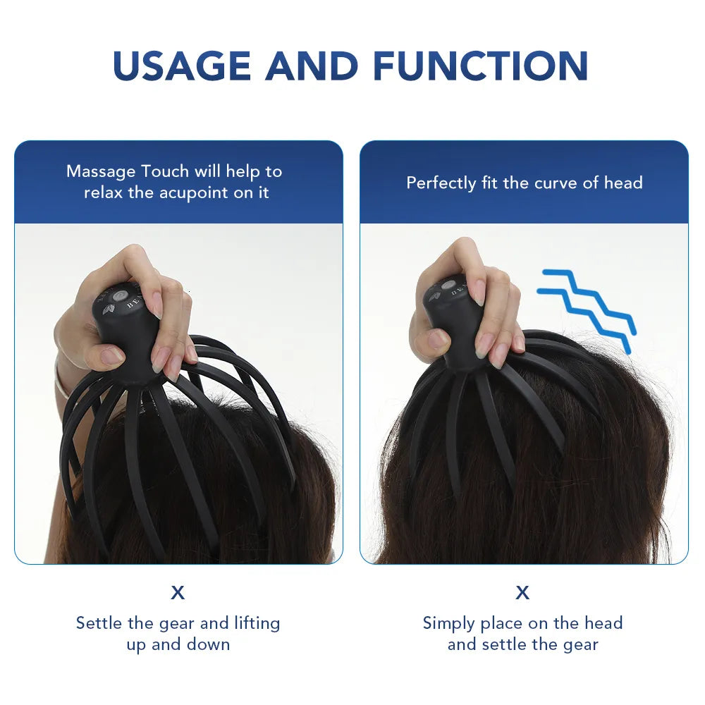 360° Ultra Head Massager