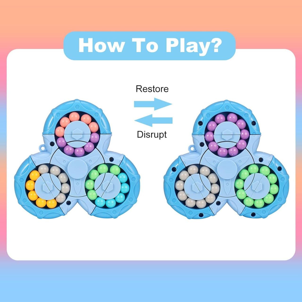SpeedSpin Bean Rotating Traingle