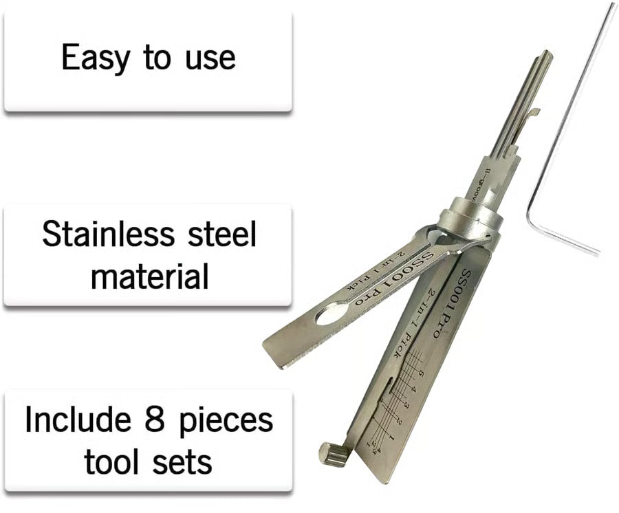 🔥Stainless Steel Key Decoder( BUY 1 GET 1 FREE )
