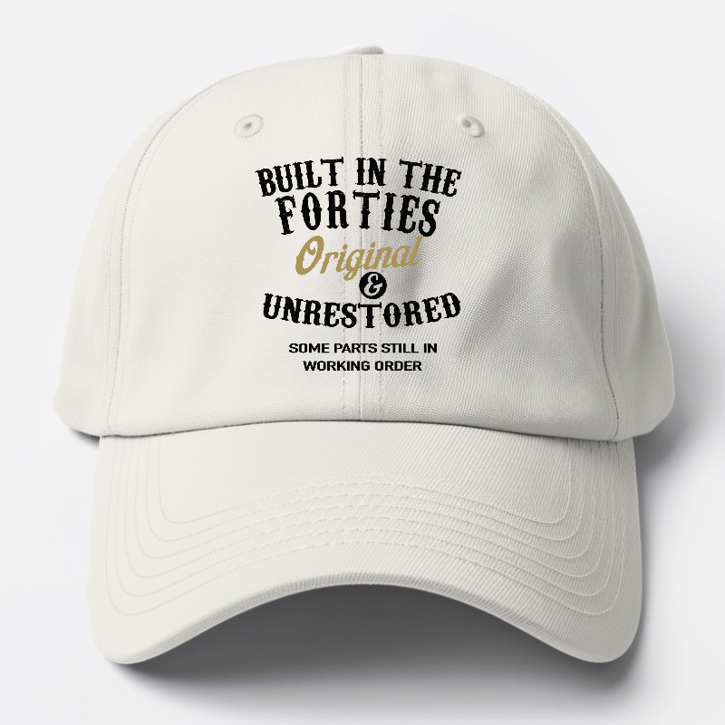 Built In The Forties Original Unrestored Some Parts Still In Working Order Baseball Cap