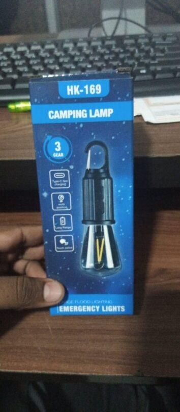 Decorative Hanging Bulb 3 Modes Tent Lamp for Camping