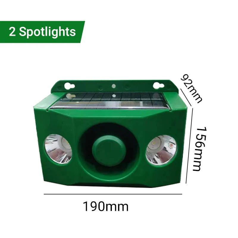 High volume solar warning lights to deter predators ( BUY 1 GET 1 FREE )