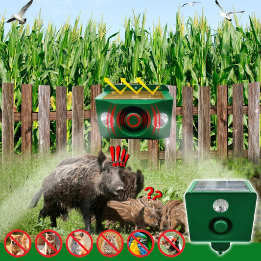 High volume solar warning lights to deter predators ( BUY 1 GET 1 FREE )