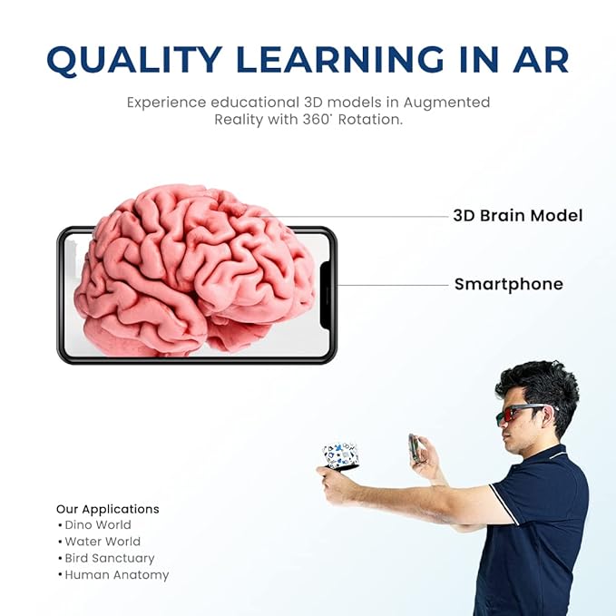 SenseXR 6DoF AR-VR Educational Controller for ANDROID & IOS [Free VR Headset & Free 3D Glasses]
