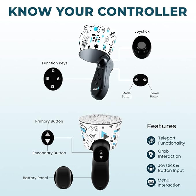 SenseXR 6DoF AR-VR Educational Controller for ANDROID & IOS [Free VR Headset & Free 3D Glasses]