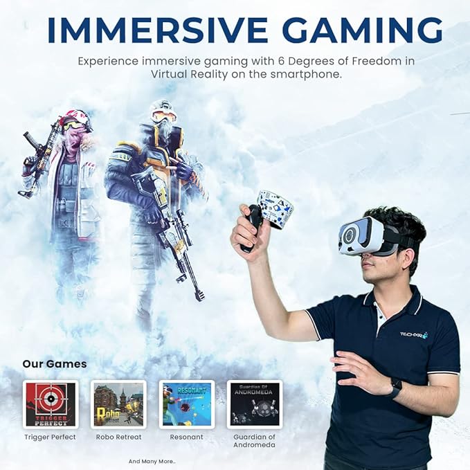 SenseXR 6DoF AR-VR Educational Controller for ANDROID & IOS [Free VR Headset & Free 3D Glasses]