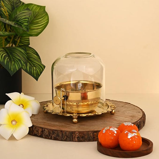 Original Brass Akhand Diya 🔥BUY 1 GET 1 FREE🔥-Pre Ganesh Festival Sale 🔥