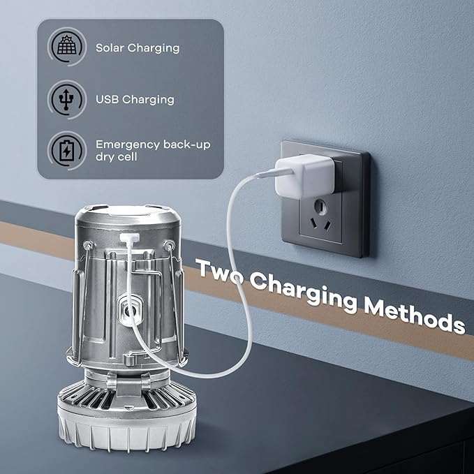 🔥🎁Hot Sale 49% OFF🎁🔥Portable LED Camping Lantern With Fan