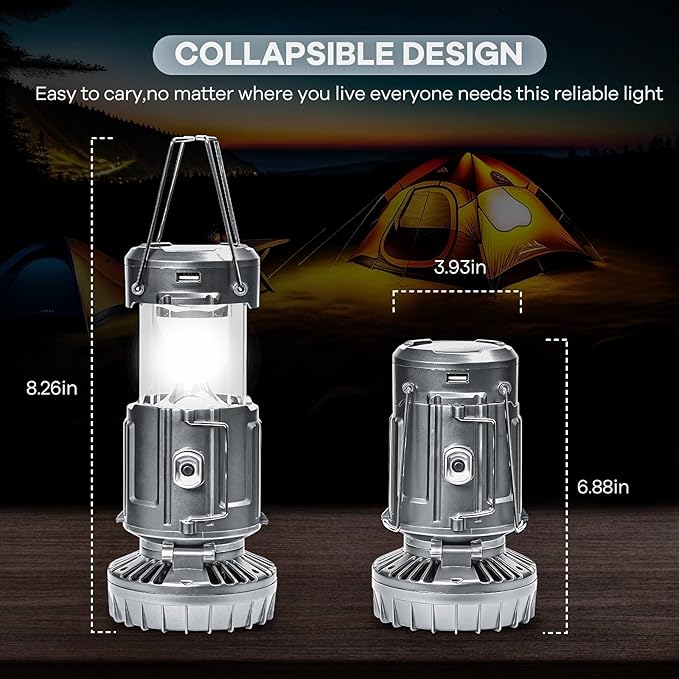 🔥🎁Hot Sale 49% OFF🎁🔥Portable LED Camping Lantern With Fan