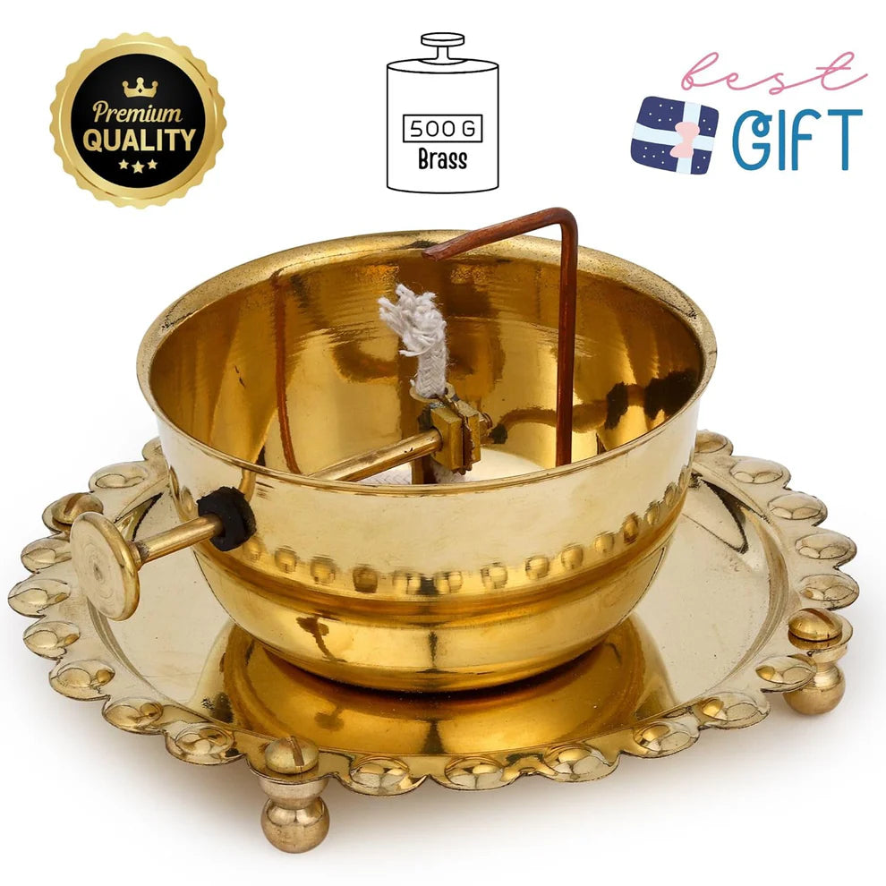 Original Brass Akhand Diya 🔥BUY 1 GET 1 FREE🔥-Pre Ganesh Festival Sale 🔥