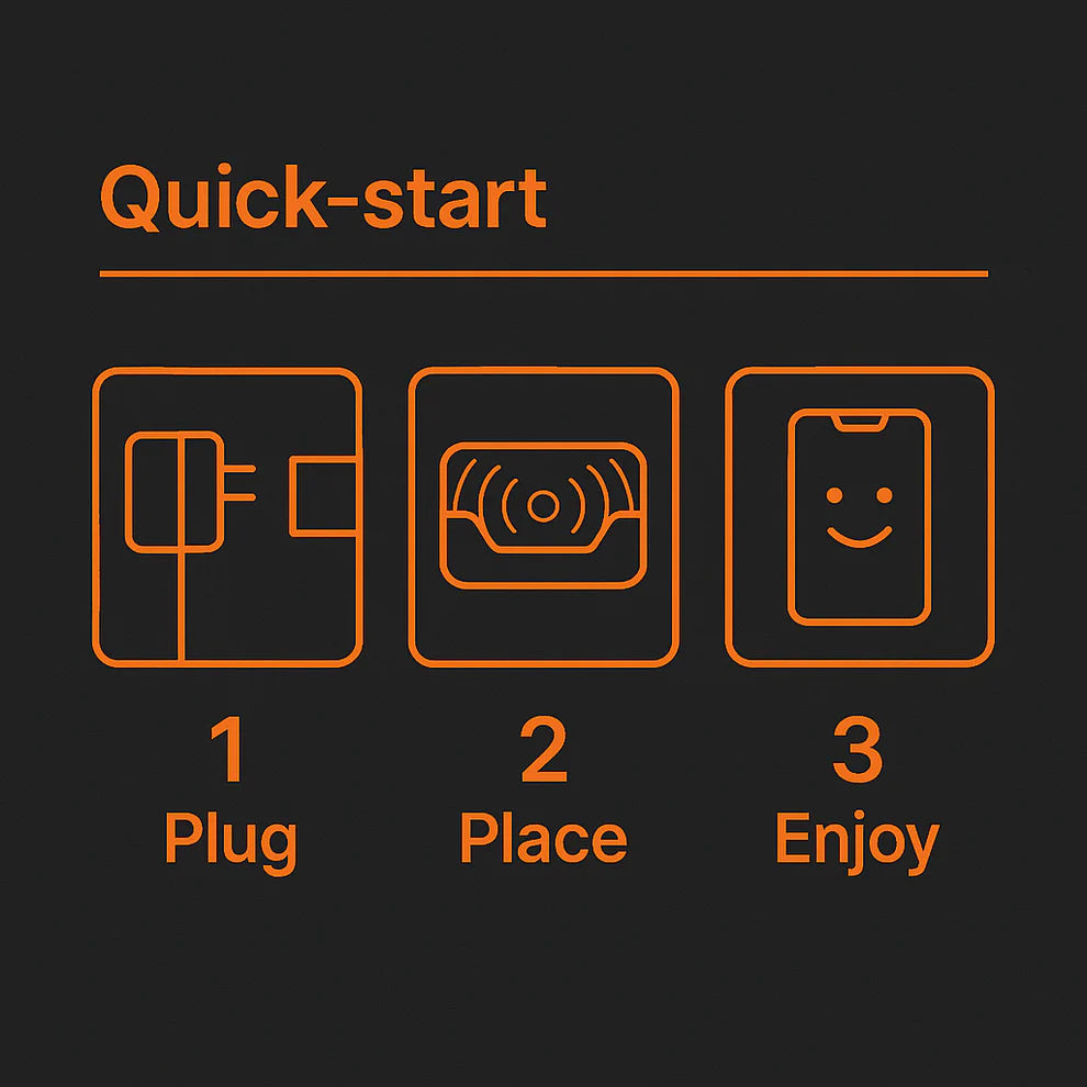 MODERN™ by Beebom Fast. Far. Cord-less Charger