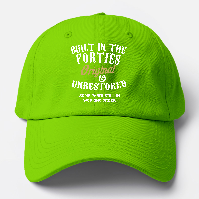 Built In The Forties Original Unrestored Some Parts Still In Working Order Baseball Cap