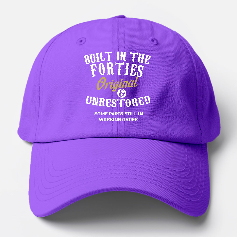 Built In The Forties Original Unrestored Some Parts Still In Working Order Baseball Cap
