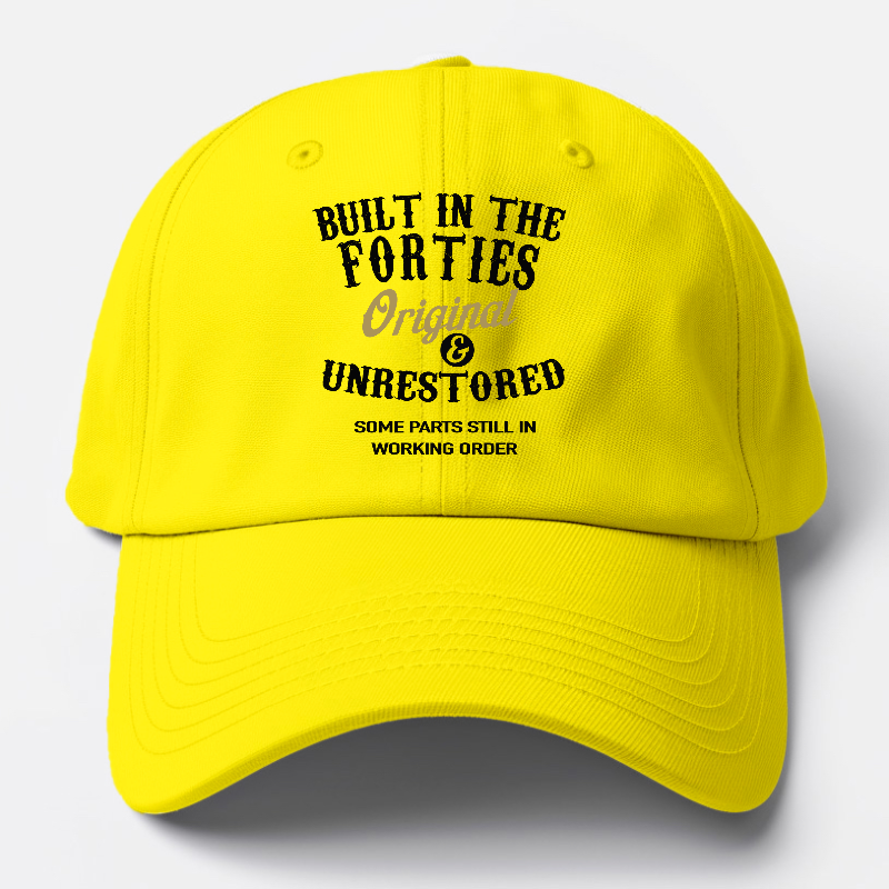 Built In The Forties Original Unrestored Some Parts Still In Working Order Baseball Cap