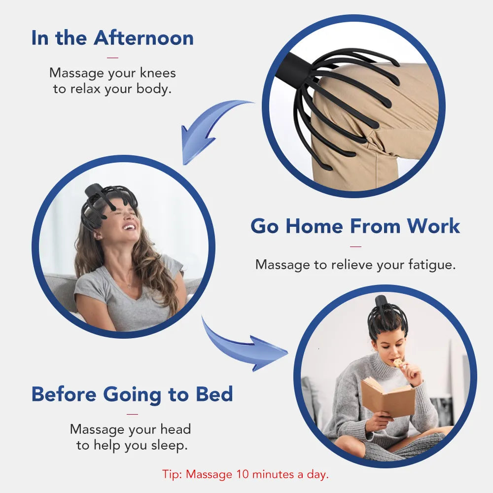 360° Ultra Head Massager