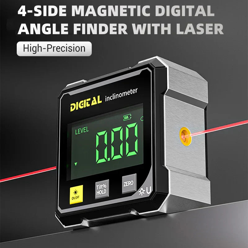 Digital 4-Sided Magnetic Laser Angle Scanner (BUY1 GET1 FREE)