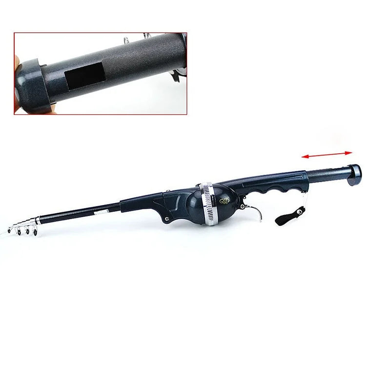 Folding Foldable Fishing Rod Pole Reel Telescopic  ( BUY 1 GET 1 FREE )