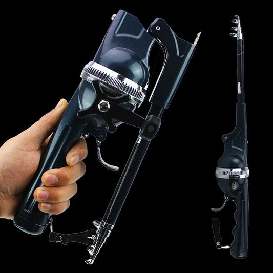 Folding Foldable Fishing Rod Pole Reel Telescopic  ( BUY 1 GET 1 FREE )