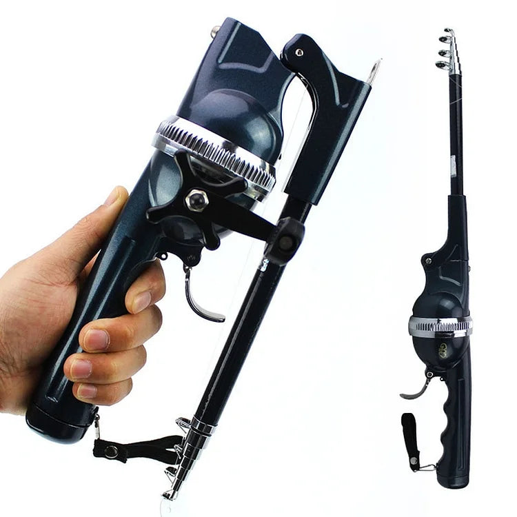 Folding Foldable Fishing Rod Pole Reel Telescopic  ( BUY 1 GET 1 FREE )