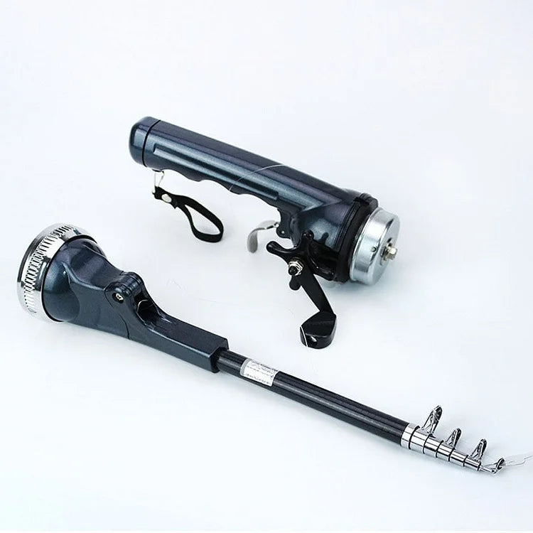 Folding Foldable Fishing Rod Pole Reel Telescopic  ( BUY 1 GET 1 FREE )