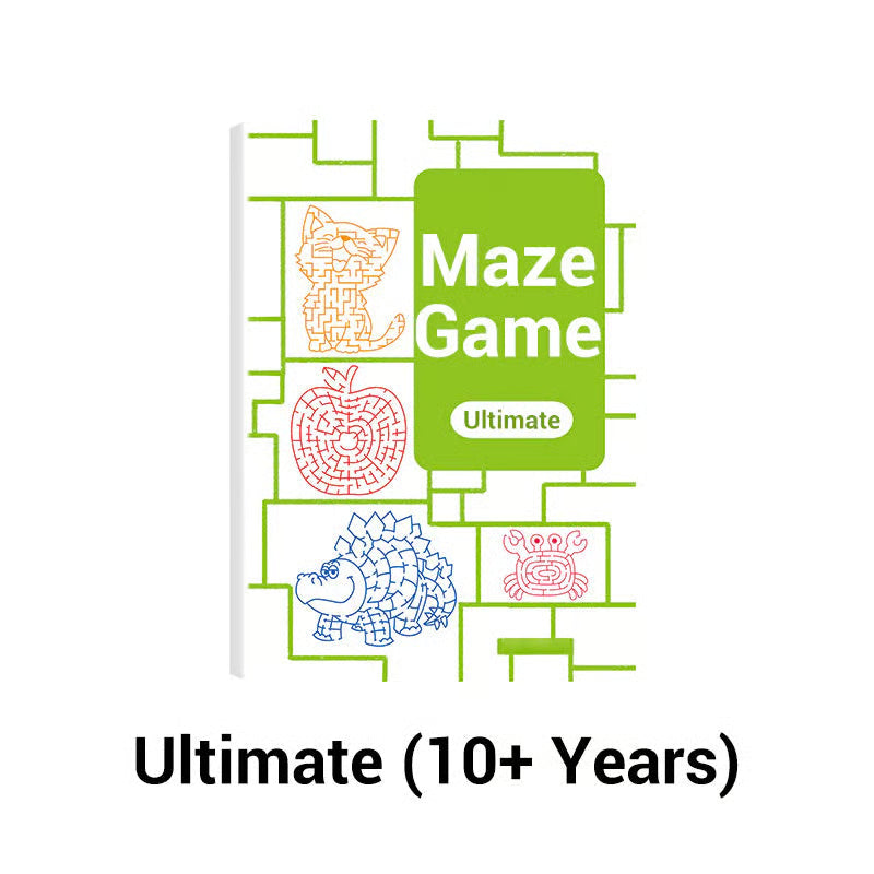Four-Level Progressive Maze Book Set for Children